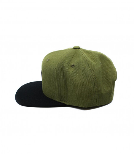 Reell snapback verde negro Reell